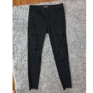 Abercrombie Black Ripped Jeans